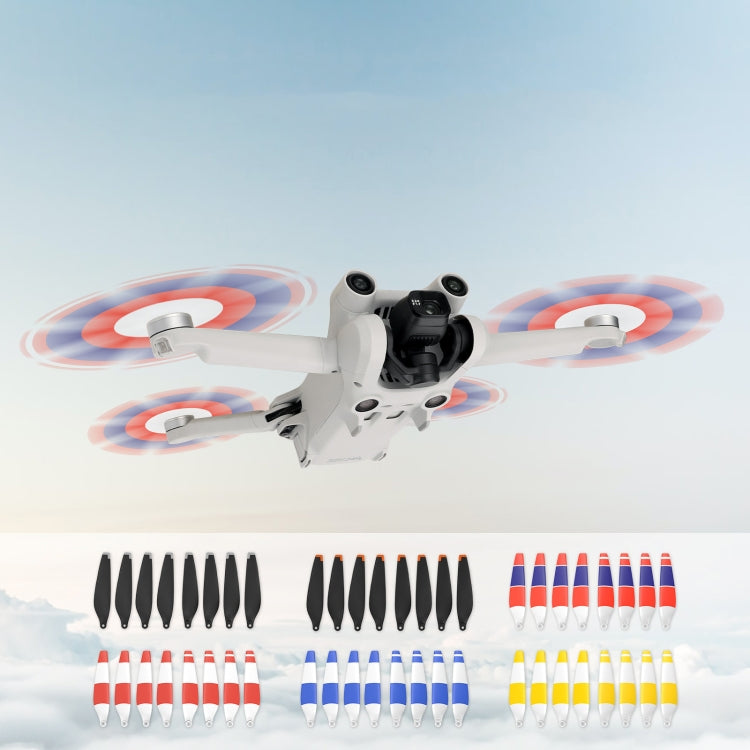 8 PCS 6030F Double Sided Colorful Low Noise Wing Propellers For DJI Mini 3 Pro, Color: White Red - DIY Propeller by buy2fix | Online Shopping UK | buy2fix