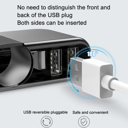 SHUNWEI Car Cigarette Lighter Charger 12/24V USB Converts Socket, Style: 3 Holes 2 USB - In Car by SHUNWEI | Online Shopping UK | buy2fix