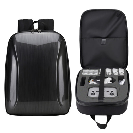 Waterproof Compression Hard Shell Backpack for DJI Mini 3 Pro, Size: 128 Large(Brushed Gray) - DJI & GoPro Accessories by buy2fix | Online Shopping UK | buy2fix