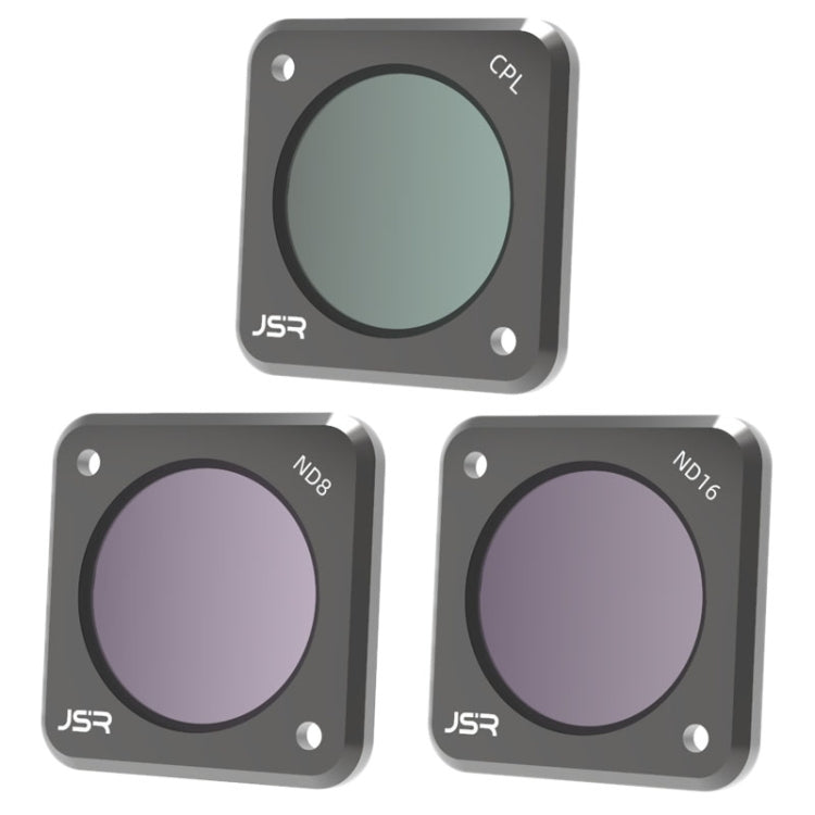 JSR   Action Camera Filters for DJI Action 2,Style: CS-3IN1 - DJI & GoPro Accessories by JSR | Online Shopping UK | buy2fix