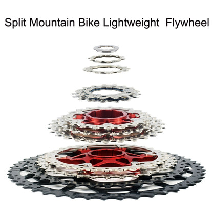 VG Sports Split Mountain Bike Lightweight Cassette Flywheel, Style: 11 Speed 40T (Silver) - Outdoor & Sports by VG Sports | Online Shopping UK | buy2fix