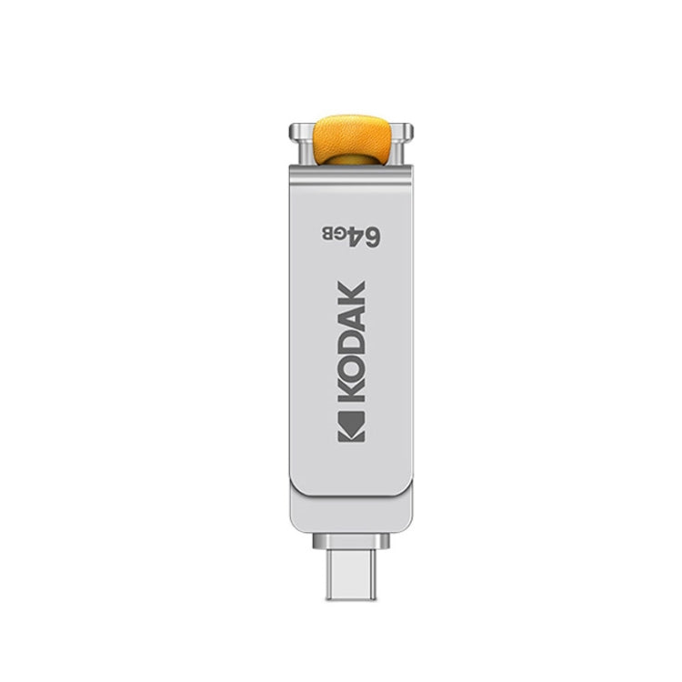 Kodak K243C 2 In 1 Type-C/USB-C + USB3.1 High-speed Transfer U disk, Capacity: 64GB - USB Flash Drives by Kodak | Online Shopping UK | buy2fix