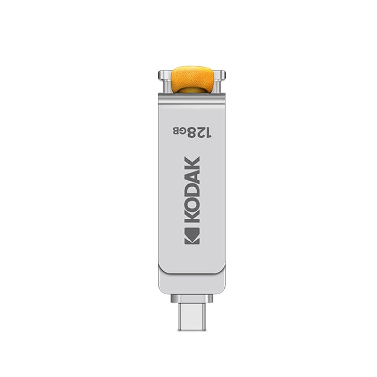 Kodak K243C 2 In 1 Type-C/USB-C + USB3.1 High-speed Transfer U disk, Capacity: 128GB - USB Flash Drives by Kodak | Online Shopping UK | buy2fix