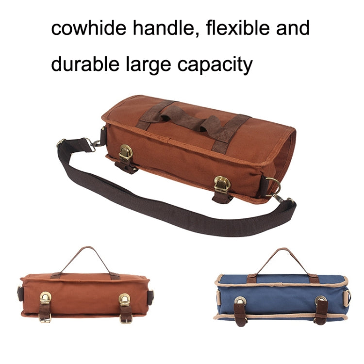 CL179 Bartender Waterproof Canvas Storage Bag Bar Bartending Tools(Brown) - Storage Bags & Boxes by buy2fix | Online Shopping UK | buy2fix
