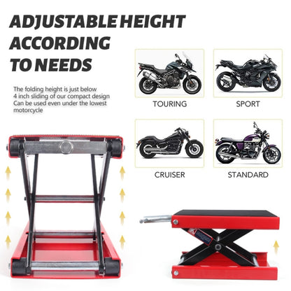 500KG 1100LBS Center Scissor Lift Suitable For Motor Bicycle ATV Work Stand - In Car by buy2fix | Online Shopping UK | buy2fix