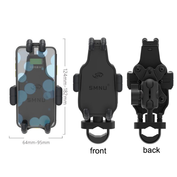 SMNU SM047 Motorcycle Shock Absorption Riding Anti-Shake Bracket(U-type Handle Installation) - In Car by SMNU | Online Shopping UK | buy2fix