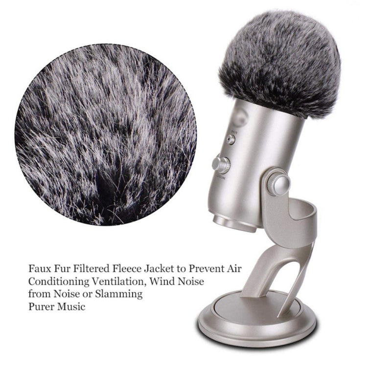 Plush Microphone Cover Windscreen Sleeve Compatible For Blue Yeti Condenser Microphone - Consumer Electronics by buy2fix | Online Shopping UK | buy2fix