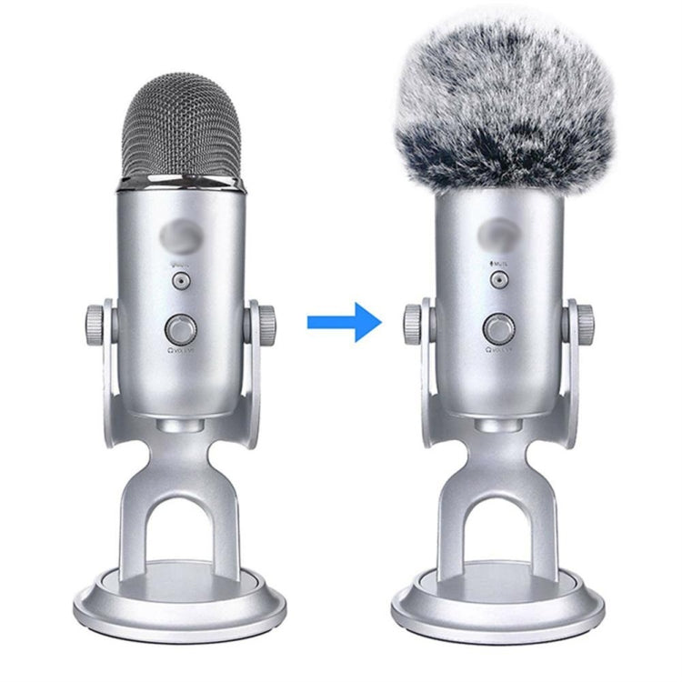 Plush Microphone Cover Windscreen Sleeve Compatible For Blue Yeti Condenser Microphone - Consumer Electronics by buy2fix | Online Shopping UK | buy2fix
