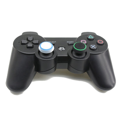 10 PCS Gamepad Silicone Luminous Button Cap Rocker Cap For PS5/PS4/PS3/ONE/360/PRO/series X/S(Black Light Blue) - Cases by buy2fix | Online Shopping UK | buy2fix