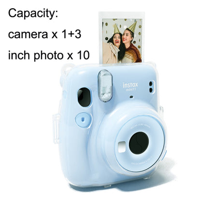 CAIUL Photo Bag Camera Transparent Storage Case For FUJIFILM Instax Mini11(Transparent) - Camera Accessories by CAIUL | Online Shopping UK | buy2fix