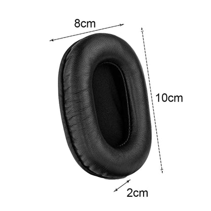 2 PCS Headset Sponge Earmuffs For SONY MDR-7506 / V6 / 900ST, Color: Black White Net - Apple Accessories by buy2fix | Online Shopping UK | buy2fix