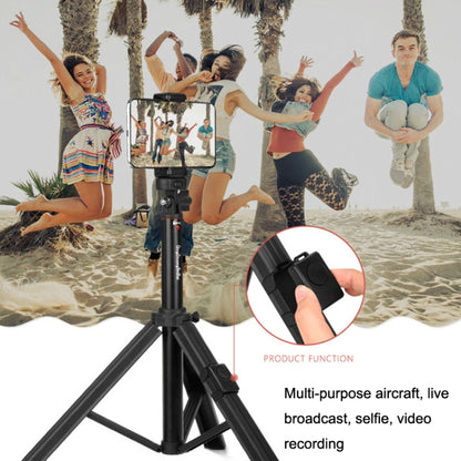 QingZhuangShiDai ZP100 Aluminum Alloy Floor Phone Stand Live Bluetooth Phone Selfie Stick - Selfie Sticks by Qingzhuangshidai | Online Shopping UK | buy2fix