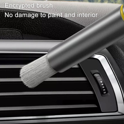 FH082 Car Air Conditioner Vent Multifunctional Cleaning Brush(Grey) - In Car by buy2fix | Online Shopping UK | buy2fix