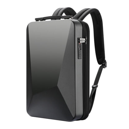 Bopai 61-93318A Hard Shell Waterproof Expandable Backpack with USB Charging Hole, Spec: Password (Black) - Backpack by Bopai | Online Shopping UK | buy2fix