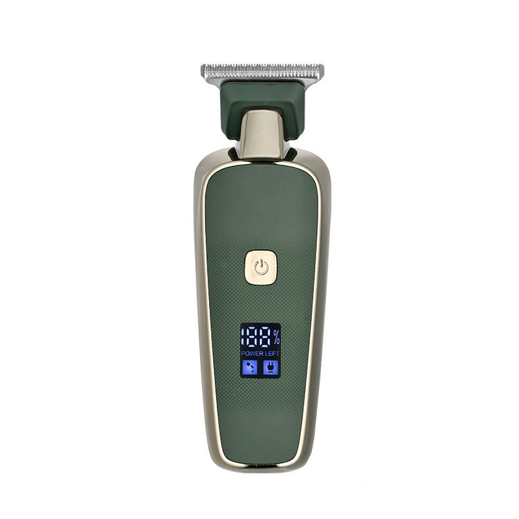 WMARK NG-204 Wireless LED Display Rechargeable Hair Clipper(Green) - Hair Trimmer by WMARK | Online Shopping UK | buy2fix