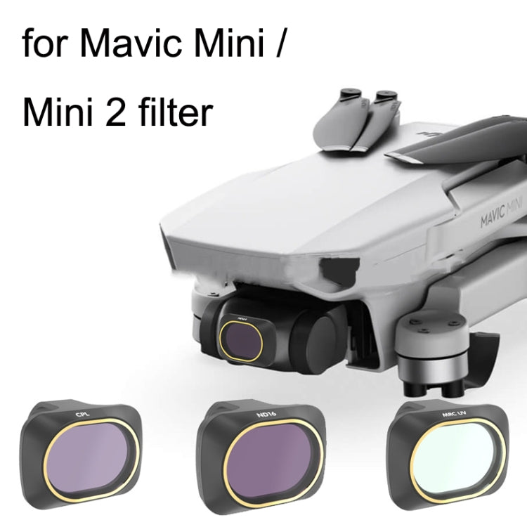 JSR JSR-3655-05 For Mavic Mini / Mini 2 Filters, Style: ND16 - DJI & GoPro Accessories by JSR | Online Shopping UK | buy2fix