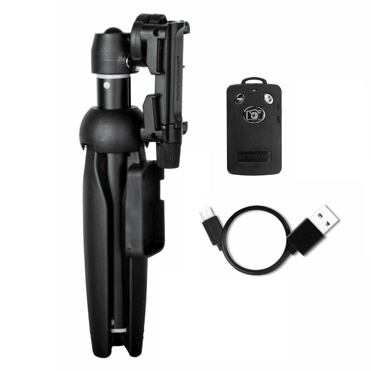 YUNTENG 9928N Mobile Phone Selfie Rod Tripod With Bluetooth Remote Control(23-120cm Black) - Consumer Electronics by YUNTENG | Online Shopping UK | buy2fix