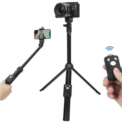 YUNTENG 2288 Bluetooth Remote Control Phone Selfie Rod Tripod Portable Live Broadcast Bracket - Selfie Sticks by YUNTENG | Online Shopping UK | buy2fix