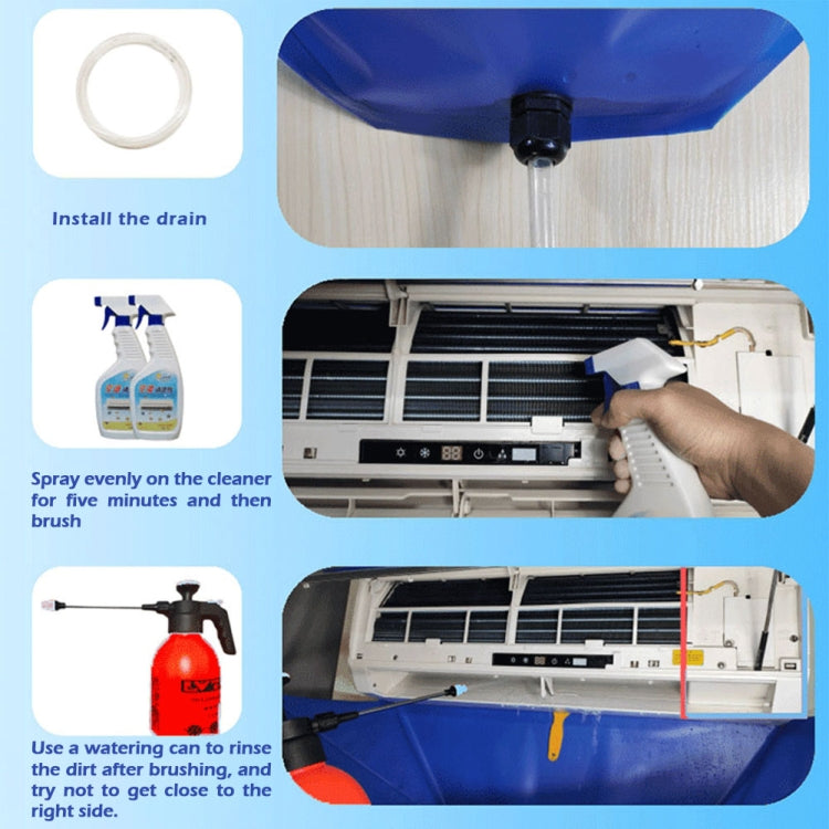 10 In 1 Air Conditioner Cleaning Cover Portable Split Air Conditioning Cleaning Bag - Home & Garden by buy2fix | Online Shopping UK | buy2fix