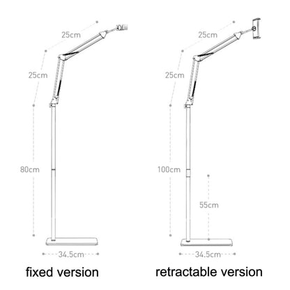 SSKY L10 Home Cantilever Ground Phone Holder Tablet Support Holder, Style: Fixed (Black) - Lazy Bracket by SSKY | Online Shopping UK | buy2fix