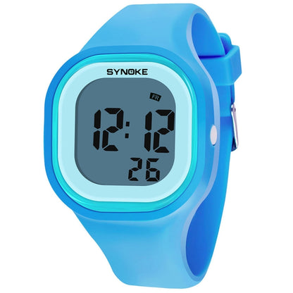 SYNOKE 66896 Multifunctional Detachable Waterproof Luminous Student Watch(Blue) - Silicone Strap Watches by SYNOKE | Online Shopping UK | buy2fix