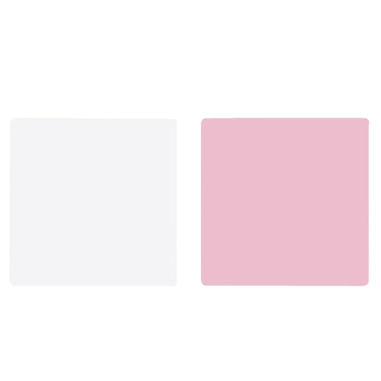 40x40CM Double-sided Photography Background Board Food Photo Props(White / Skin Pink) - Solid Color by buy2fix | Online Shopping UK | buy2fix