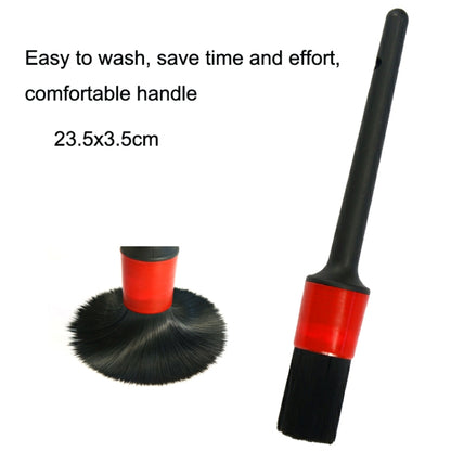 19 PCS / Set Car Beauty Cleaning Brush Details Brush Washing Glove Tool Set(Red Ring) - In Car by buy2fix | Online Shopping UK | buy2fix