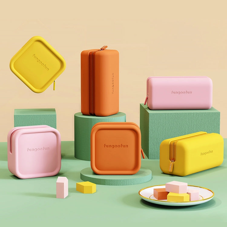 Fungoofun Candy Color EVA Travel Digital Storage Bag Cosmetic Bag, Color: Square Pink - Digital Storage Bag by Fungoofun | Online Shopping UK | buy2fix