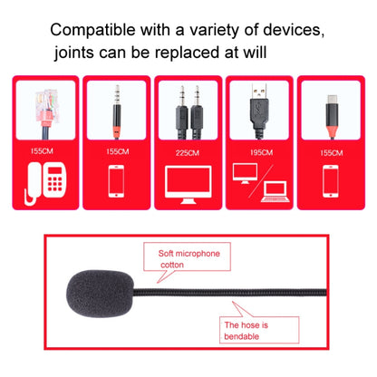 VT200 Single Ear Telephone Headset Operator Headset With Mic,Spec: Crystal Head 6-wire Sequence - Consumer Electronics by buy2fix | Online Shopping UK | buy2fix