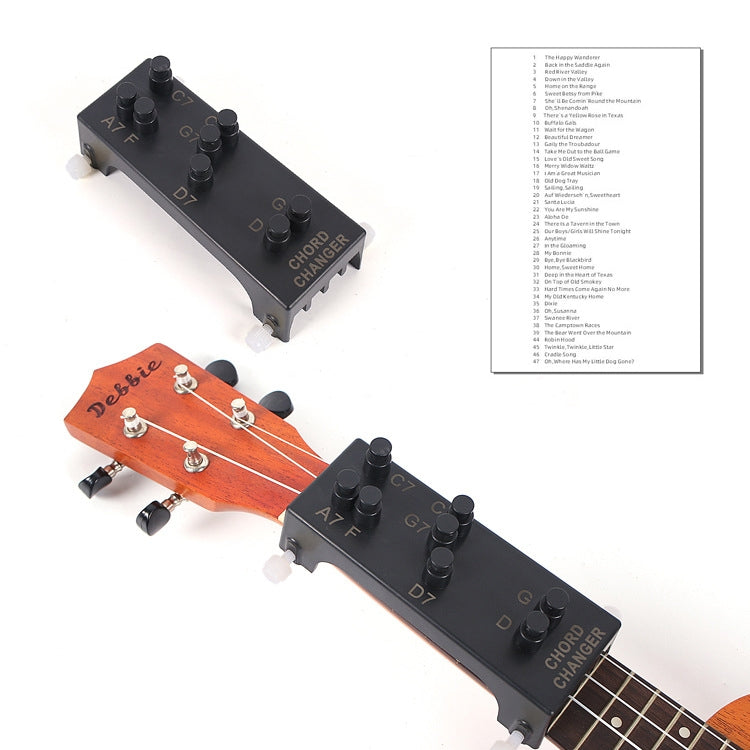 Folk Ukulele Guitar Chord Assist Beginners Guitar Boosters(Ukulele Aid+Music Book) - Stringed Instruments by buy2fix | Online Shopping UK | buy2fix