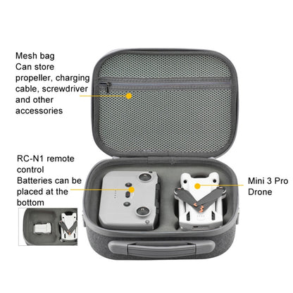 For DJI Mini 3 / 3 Pro Storage Messenger Bag Body Remote Control Handbag Accessories(Standard Version) - Carry Cases & Bags by buy2fix | Online Shopping UK | buy2fix