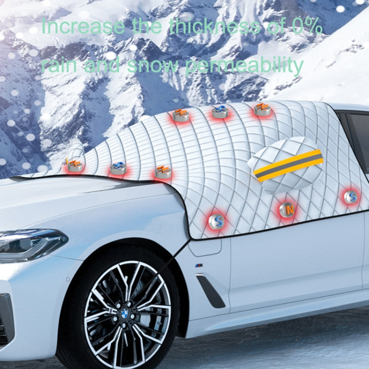 SUITU R-3945 Car Winter Front Glass Snow Shield Defrost Sunshade Thickened Car Clothing, Style: Non-magnet Three Layers Thickened - Window Foils & Solar Protection by SUITU | Online Shopping UK | buy2fix