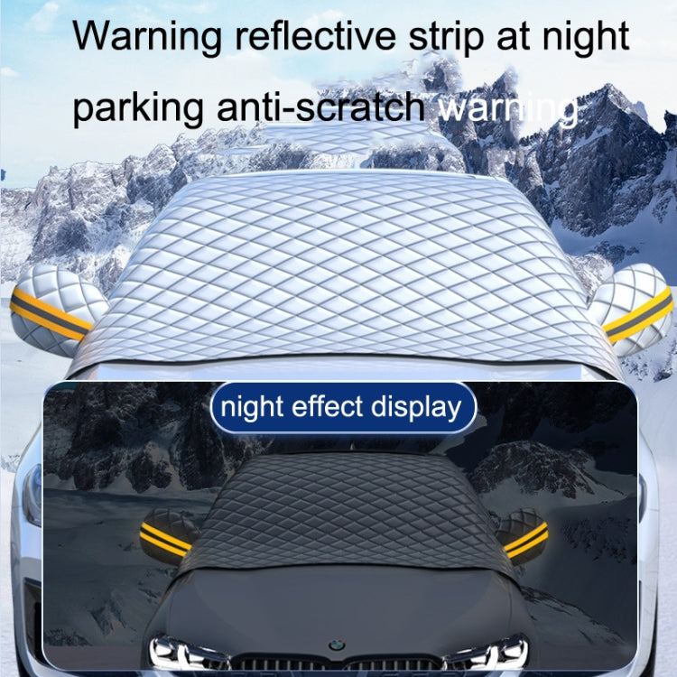 SUITU R-3945 Car Winter Front Glass Snow Shield Defrost Sunshade Thickened Car Clothing, Style: Non-magnet Three Layers Thickened - Window Foils & Solar Protection by SUITU | Online Shopping UK | buy2fix