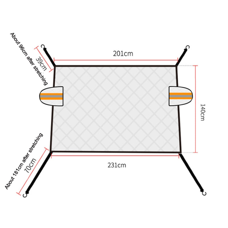 SUITU R-3945 Car Winter Front Glass Snow Shield Defrost Sunshade Thickened Car Clothing, Style: Non-magnet Quilt - Window Foils & Solar Protection by SUITU | Online Shopping UK | buy2fix