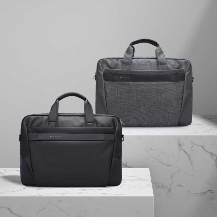 BANGE BG-2558 Large-capacity Waterproof and Wear-resistant Laptop Handbag, Size: S (Gray) - 13.3 inch by BANGE | Online Shopping UK | buy2fix