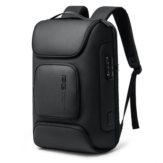BANGE  BG-7216plus Antitheft Waterproof Travel Men Backpack 15.6 Inch Laptop Bag(Black) - Backpack by BANGE | Online Shopping UK | buy2fix