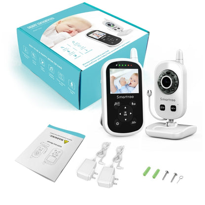 UU24 2.4 Inch Wireless Baby Monitor Camera Temperature Monitor 2 Way Audio VOX Lullaby EU Plug - Security by buy2fix | Online Shopping UK | buy2fix