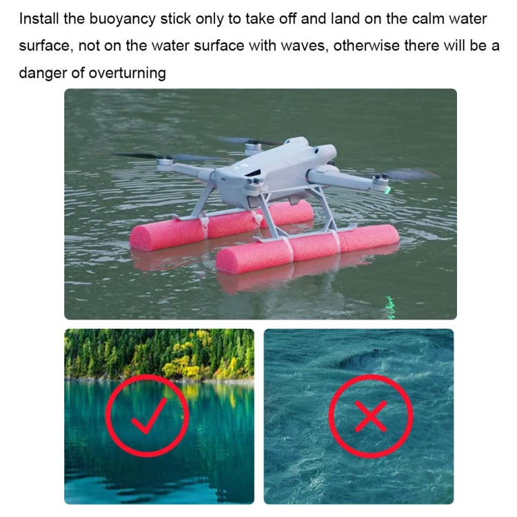 For DJI Mini 3 Pro CQT 913492 Floating Heightened Drone Landing Gear Buoyancy Rod - Other by CQT | Online Shopping UK | buy2fix