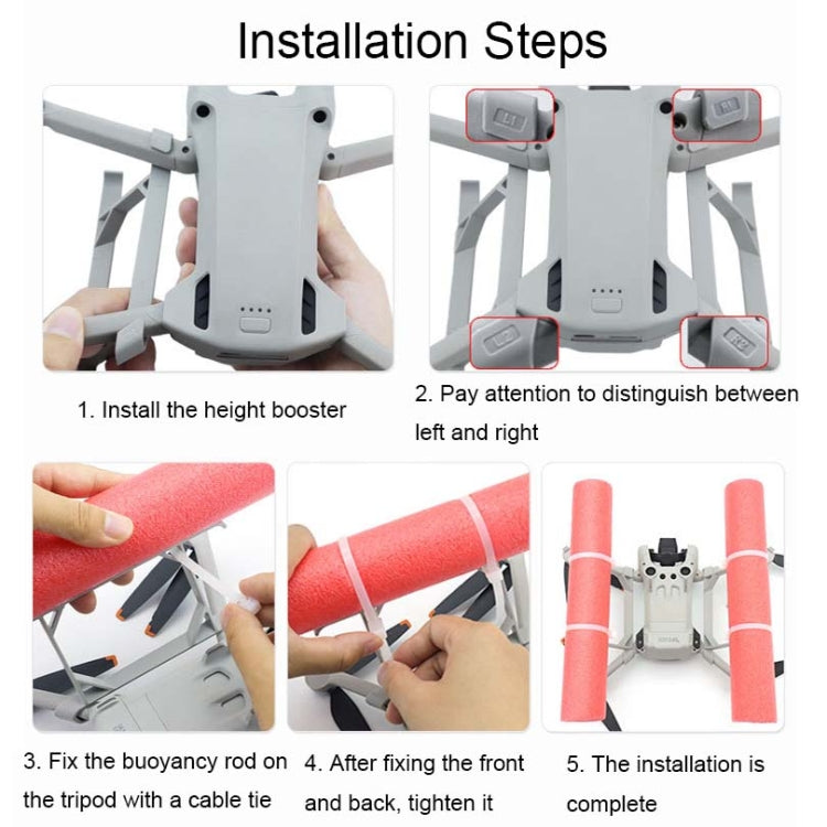 For DJI Mini 3 Pro CQT 913492 Floating Heightened Drone Landing Gear Buoyancy Rod - Other by CQT | Online Shopping UK | buy2fix