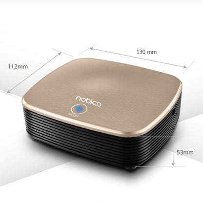 Nobico J007 USB Negative Ion Car Air Purifier, Style: English Modle(Water Pattern Gold) - In Car by nobico | Online Shopping UK | buy2fix