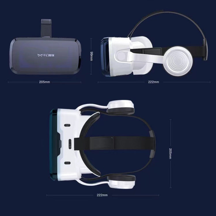 VRSHINECON G04BS+B03 Handle 3D Virtual Reality Helmet VR Glasses With Bluetooth Headset - Consumer Electronics by VRSHINECON | Online Shopping UK | buy2fix