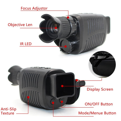 Video Pictures 5X HD 1080P Digital Night Visual Instrument Infrared Single Tube Binoculars+32G Memory+4 in 1 Reader - Monocular Binoculars by buy2fix | Online Shopping UK | buy2fix
