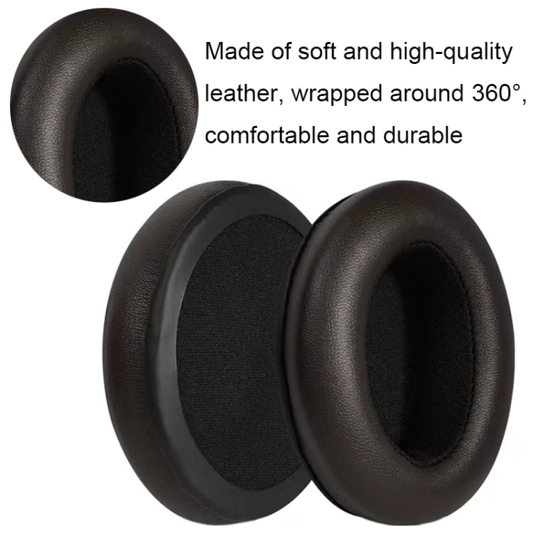 For Sennheiser Momentum 1pair Soft Comfortable Headset Sponge Cover, Color: Brown Lambskin - Apple Accessories by buy2fix | Online Shopping UK | buy2fix