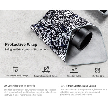 PGYTECH Folding Photography Camera Protective Wrap Cloth Cover(Geek) - Soft Bag by PGYTECH | Online Shopping UK | buy2fix