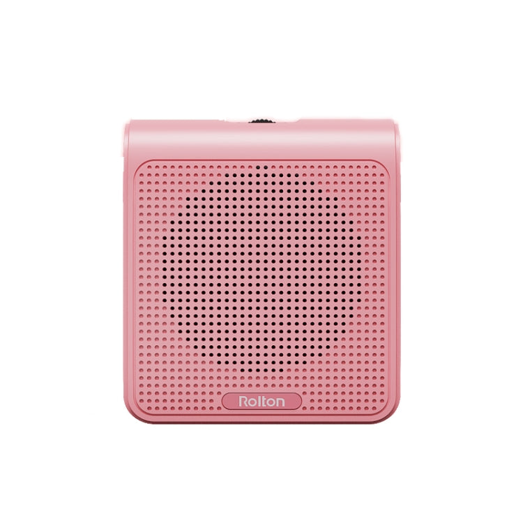 Rolton K10 Mini Audio Speaker Megaphone Voice Amplifier Do Not Support TF Card/U Disk(Pink) - Consumer Electronics by Rolton | Online Shopping UK | buy2fix