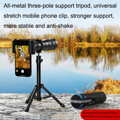 Apexel APL-36XJJ020 36X HD Telescope Universal Telephoto Phone Lens + Clip + Tripod Set - Macro & Wide-angle by APEXEL | Online Shopping UK | buy2fix