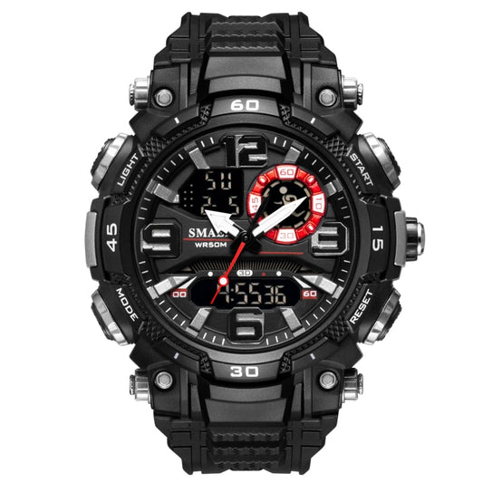 SMAEL 1921 Outdoor Sports Waterproof Men Luminous Time Watch Electronic Watch(Black) - LED Digital Watches by SMAEL | Online Shopping UK | buy2fix