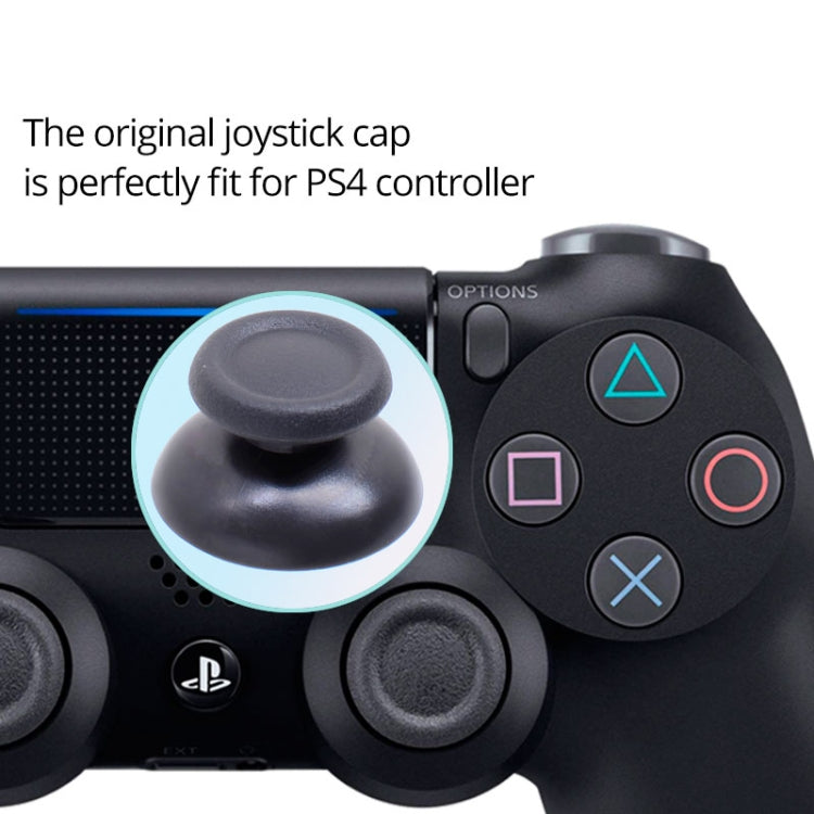 For PS4 10pcs Controller Joystick Mushroom Cap(Grey) - Repair & Spare Parts by buy2fix | Online Shopping UK | buy2fix