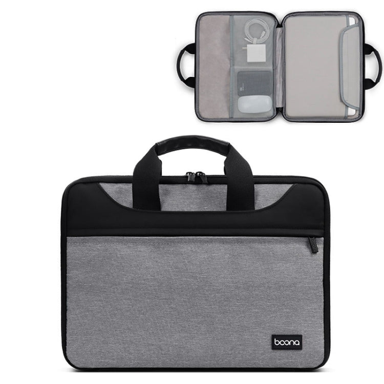 Baona BN-I003 Oxford Cloth Full Open Portable Waterproof Laptop Bag, Size: 11/12 inches(Grey) - 10 - 11 inch by Baona | Online Shopping UK | buy2fix