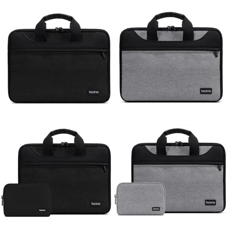 Baona BN-I003 Oxford Cloth Full Open Portable Waterproof Laptop Bag, Size: 13/13.3 inches(Black) - 13.3 inch by Baona | Online Shopping UK | buy2fix